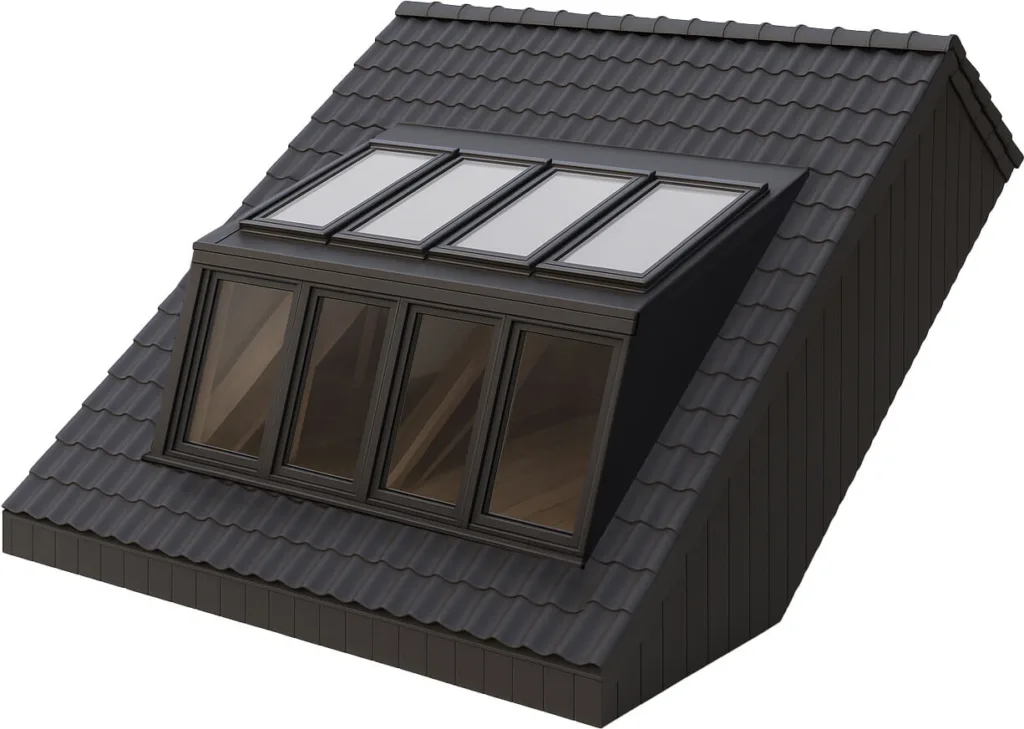 dakserre of dakkapel vergeleken: hier zie je een dakserre